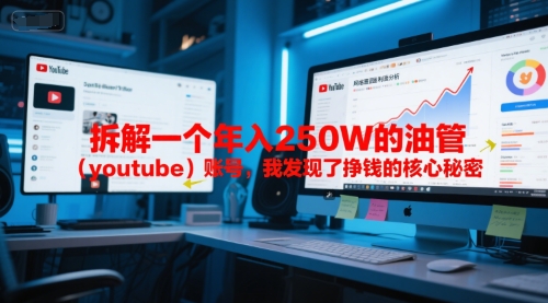 付费文章：拆解一个年入250W的油管（youtube）账号，我发现了挣钱的核心秘密-优优云网创