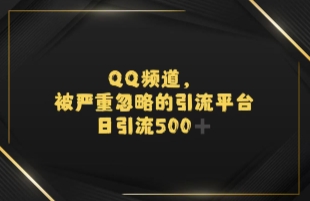 引流蓝海QQ频道，日引500+创业粉-优优云网创