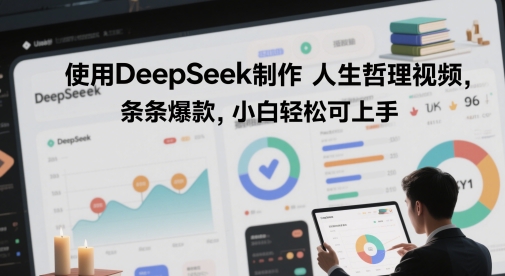 使用DeepSeek制作人生哲理视频，条条爆款，小白轻松可上手-优优云网创