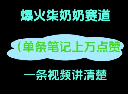 小红书爆火柒奶奶，13 天涨粉 8.7 W，全流程拆解-优优云网创