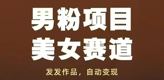 男粉项目美女赛道，发发作品，轻松获流自动变现-优优云网创