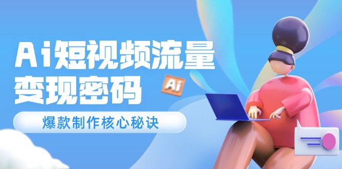（14875期）Ai短视频流量密码，爆款制作核心秘诀，120万案例深度解析-优优云网创