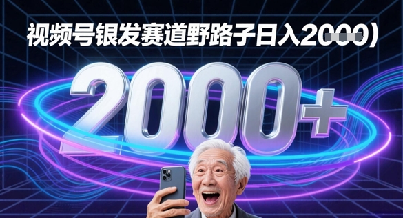 蝴蝶号银发赛道流量密码野路子日入多张-优优云网创