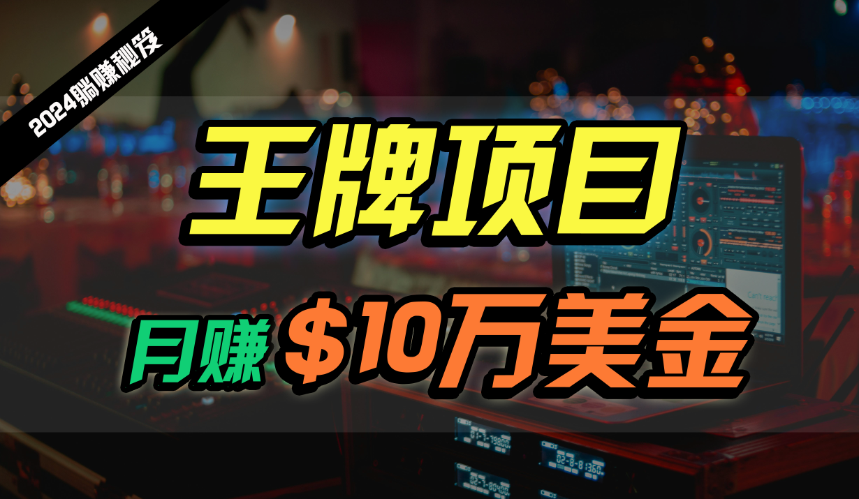 王牌项目月入10W美金，2024最新国外挂机撸U项目，全程无人值守，可批量放大！-优优云网创